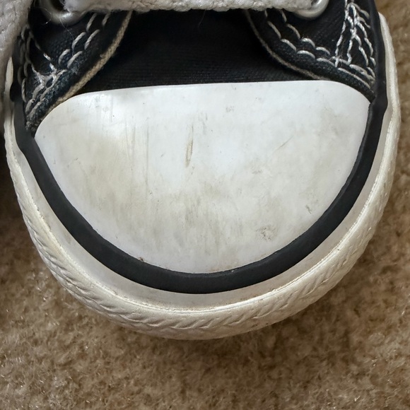 Converse Kids Black and White Sneakers - Picture 6 of 9